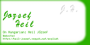 jozsef heil business card